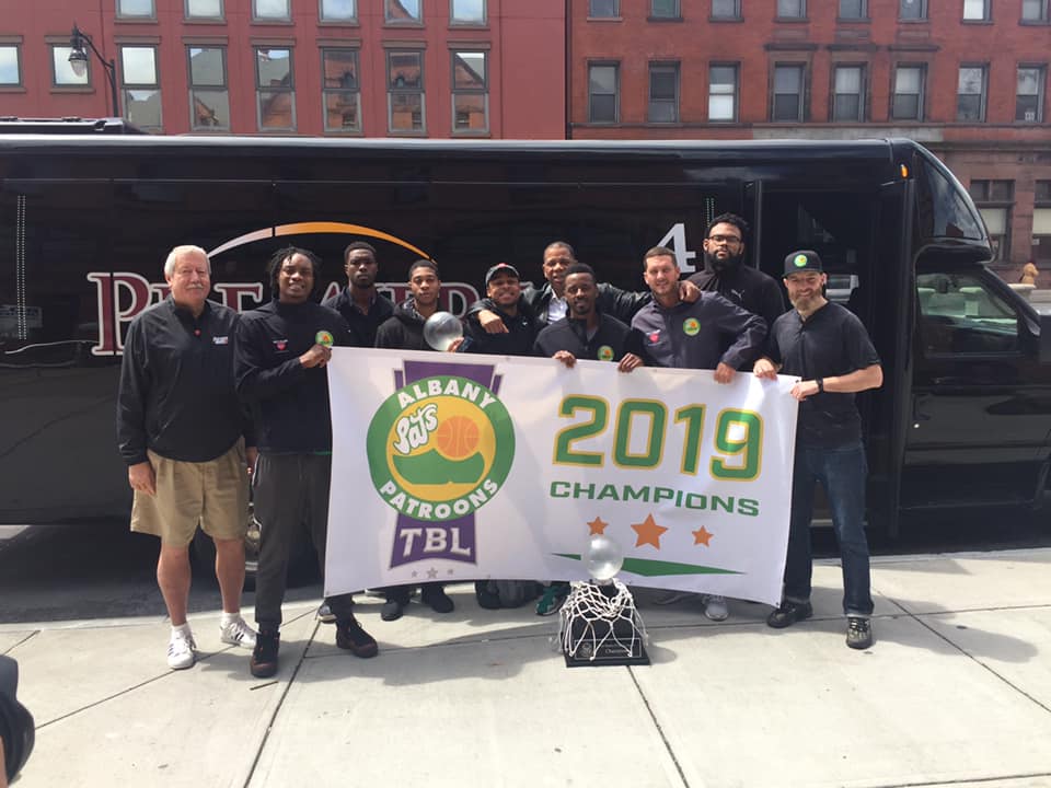 Albany Patroons 2019 Champions Party Bus