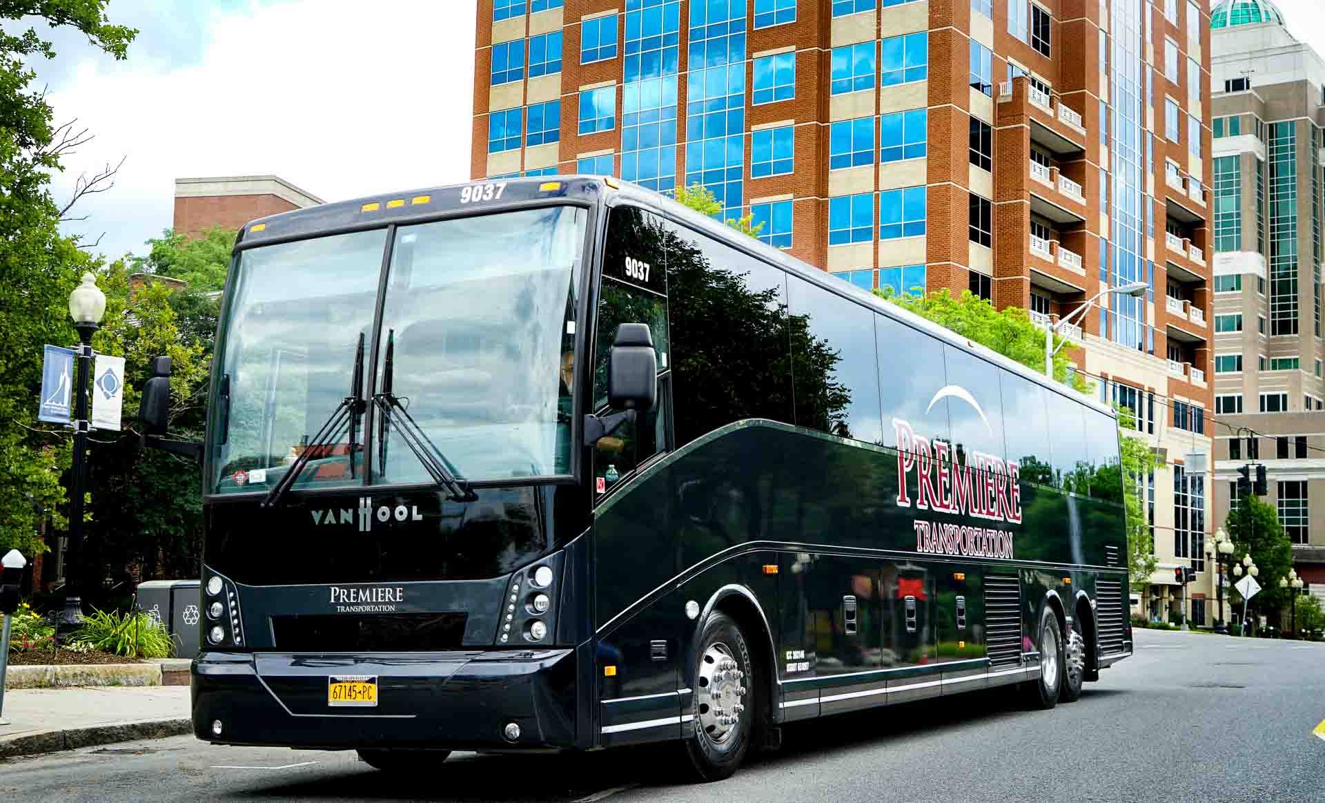 Charter Coach Bus Exterior Albany
