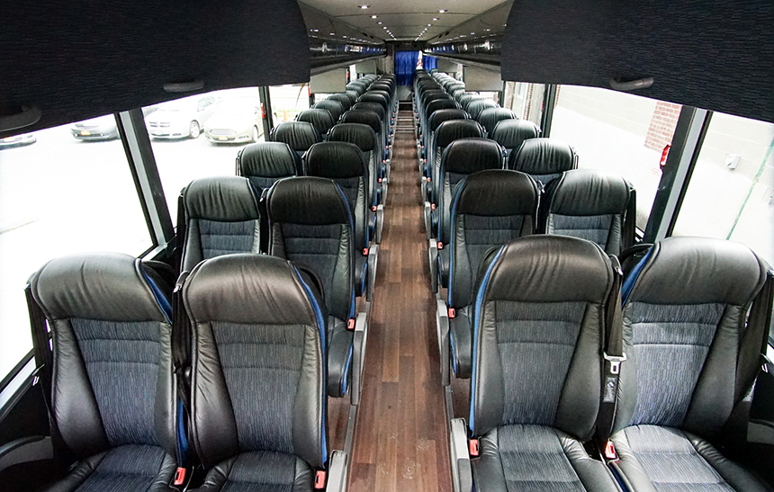 Charter Coach Bus Interior 